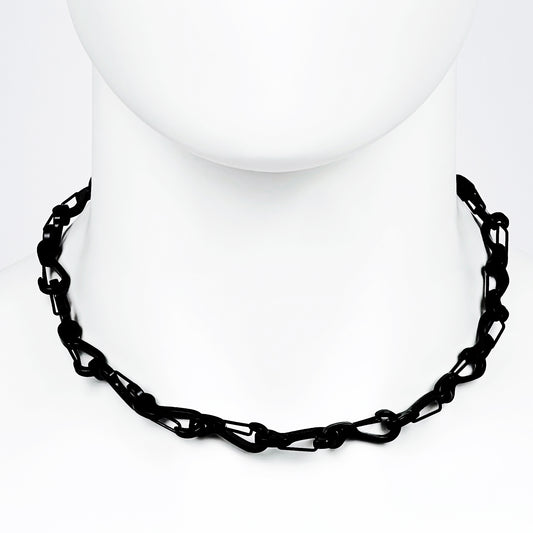 Black Brace chain necklace